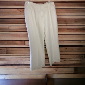 Worthington 100% linen dress pants/100% polyester lining/size 12